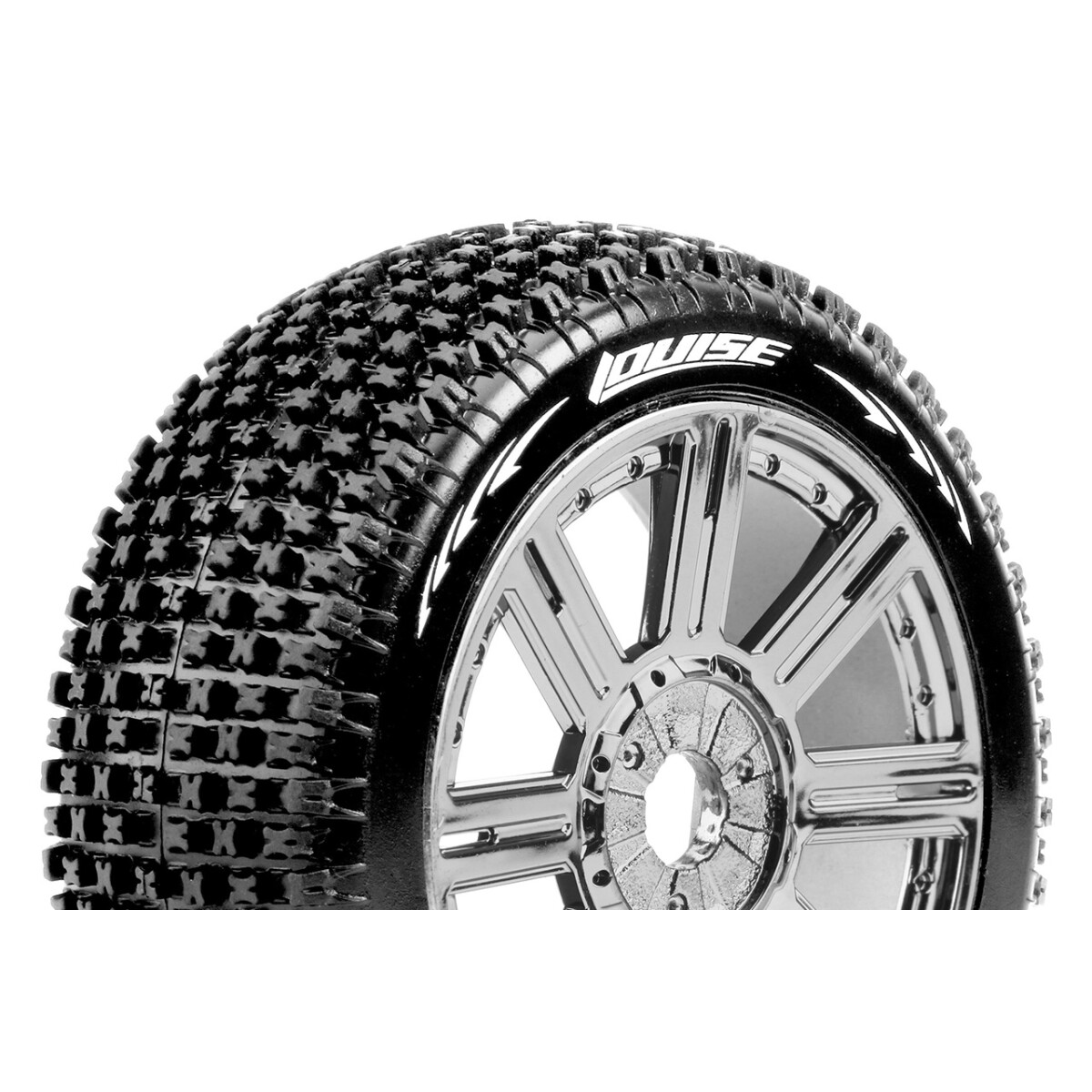 Louise RC - B-PIRATE - 1-8 Buggy Tire Set - Mounted -...