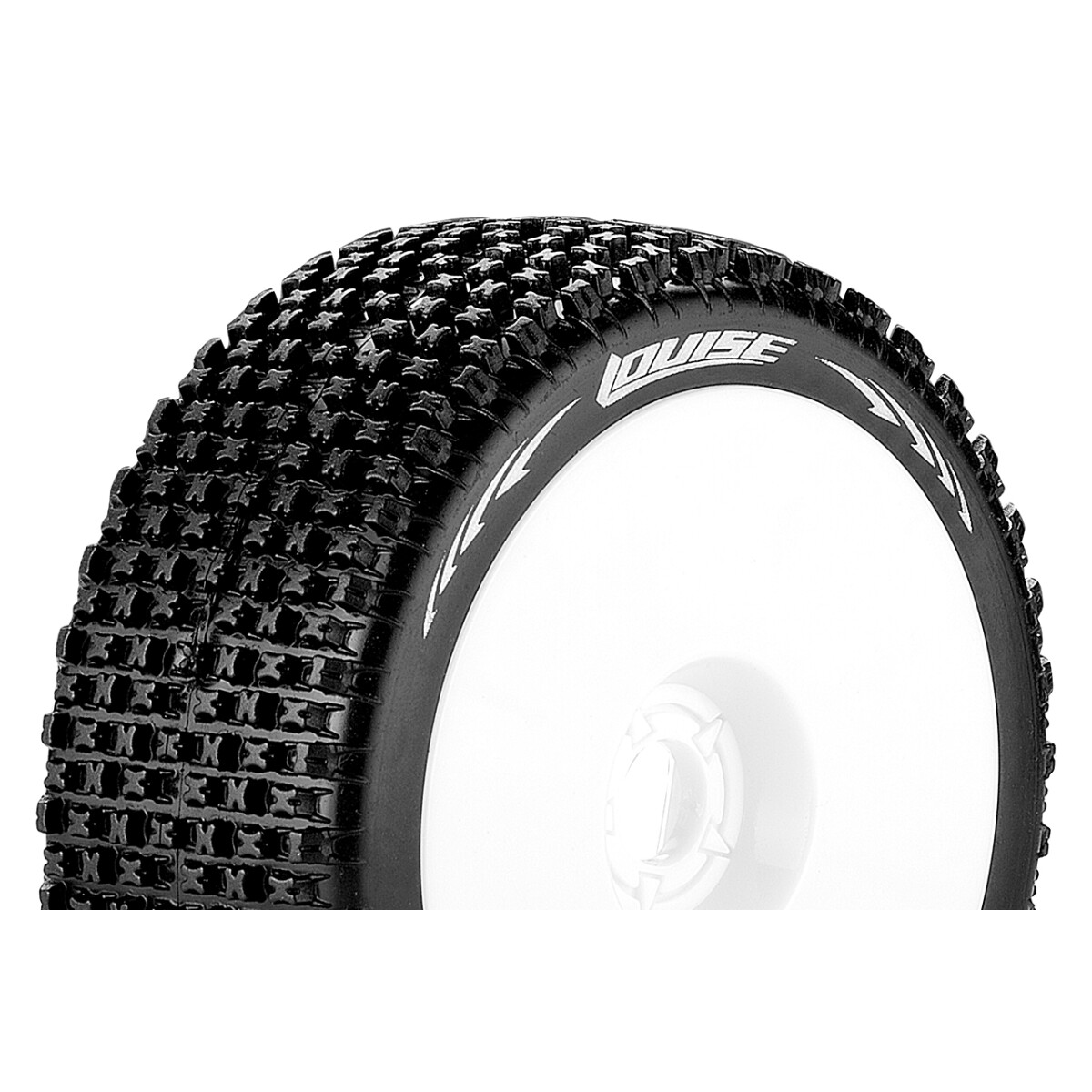 Louise RC - B-PIRATE - 1-8 Buggy Tire Set - Mounted -...