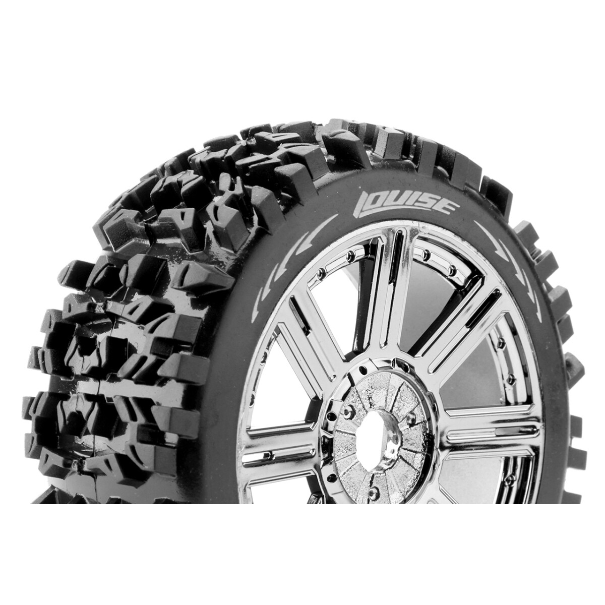 Louise RC - B-PIONEER - 1-8 Buggy Tire Set - Mounted -...