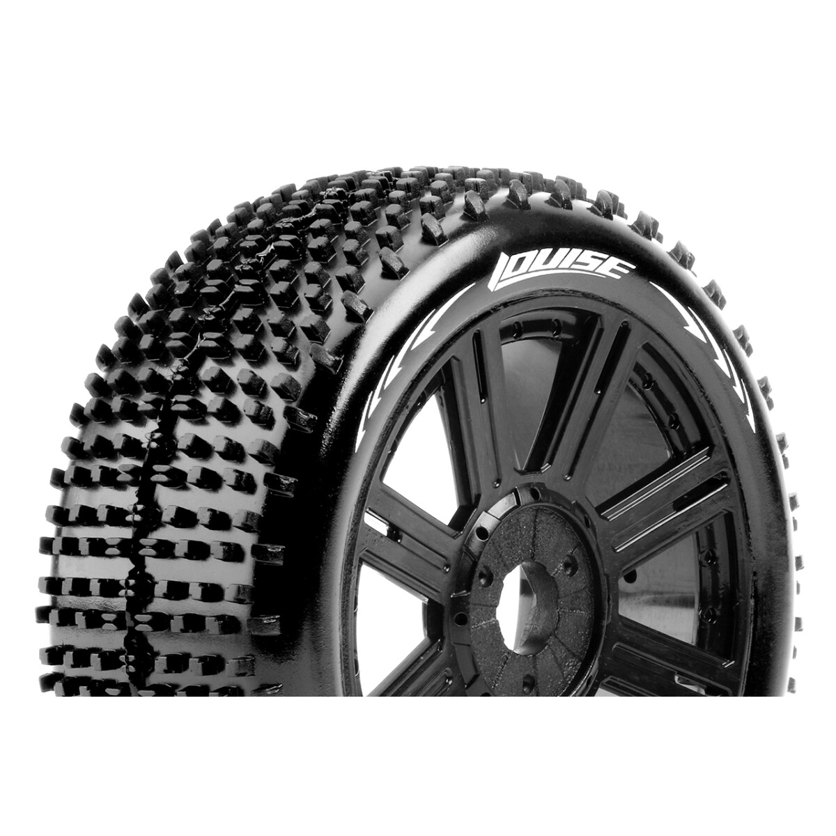 Louise RC - B-HORNET - 1-8 Buggy Tire Set - Mounted -...