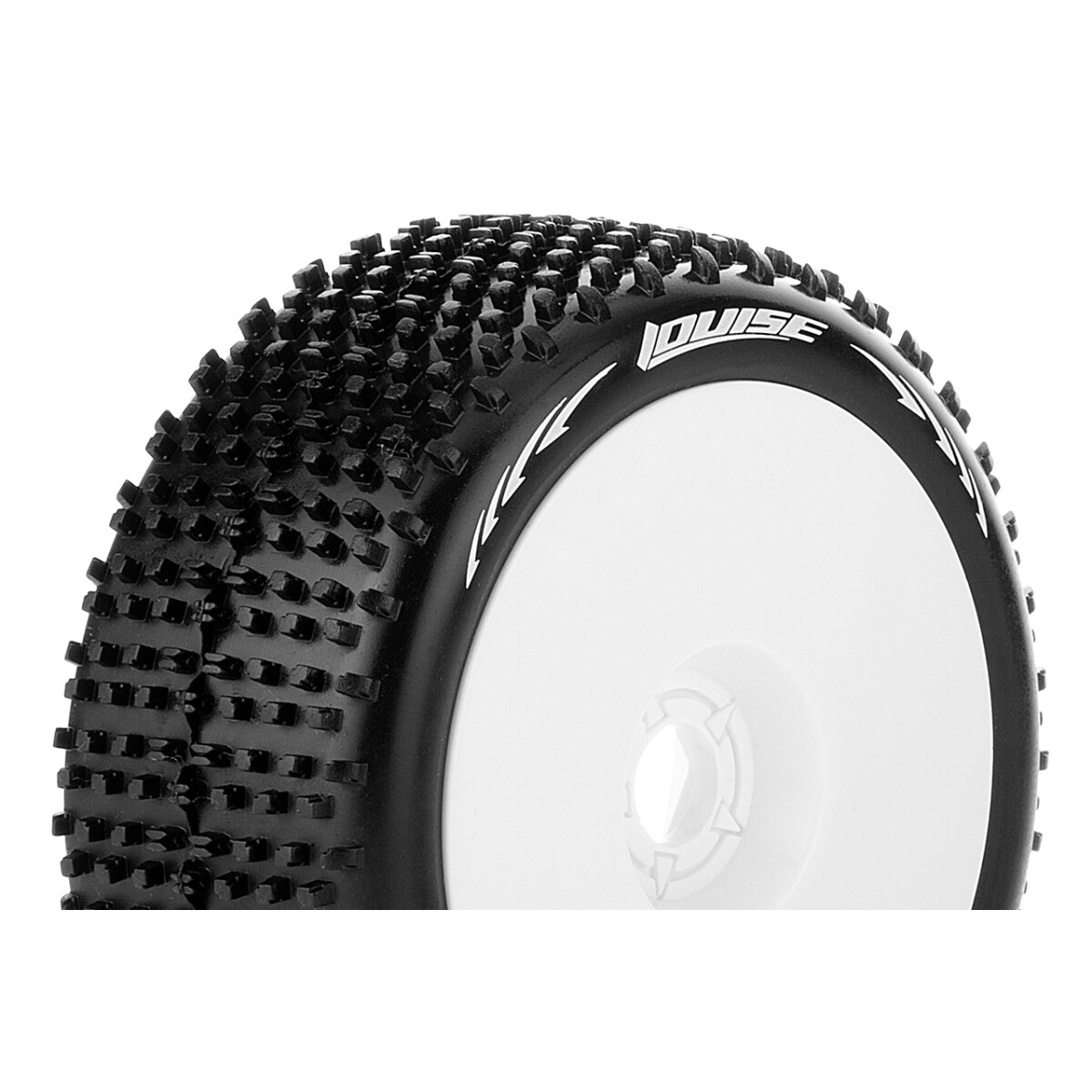 Louise RC - B-HORNET - 1-8 Buggy Tire Set - Mounted -...