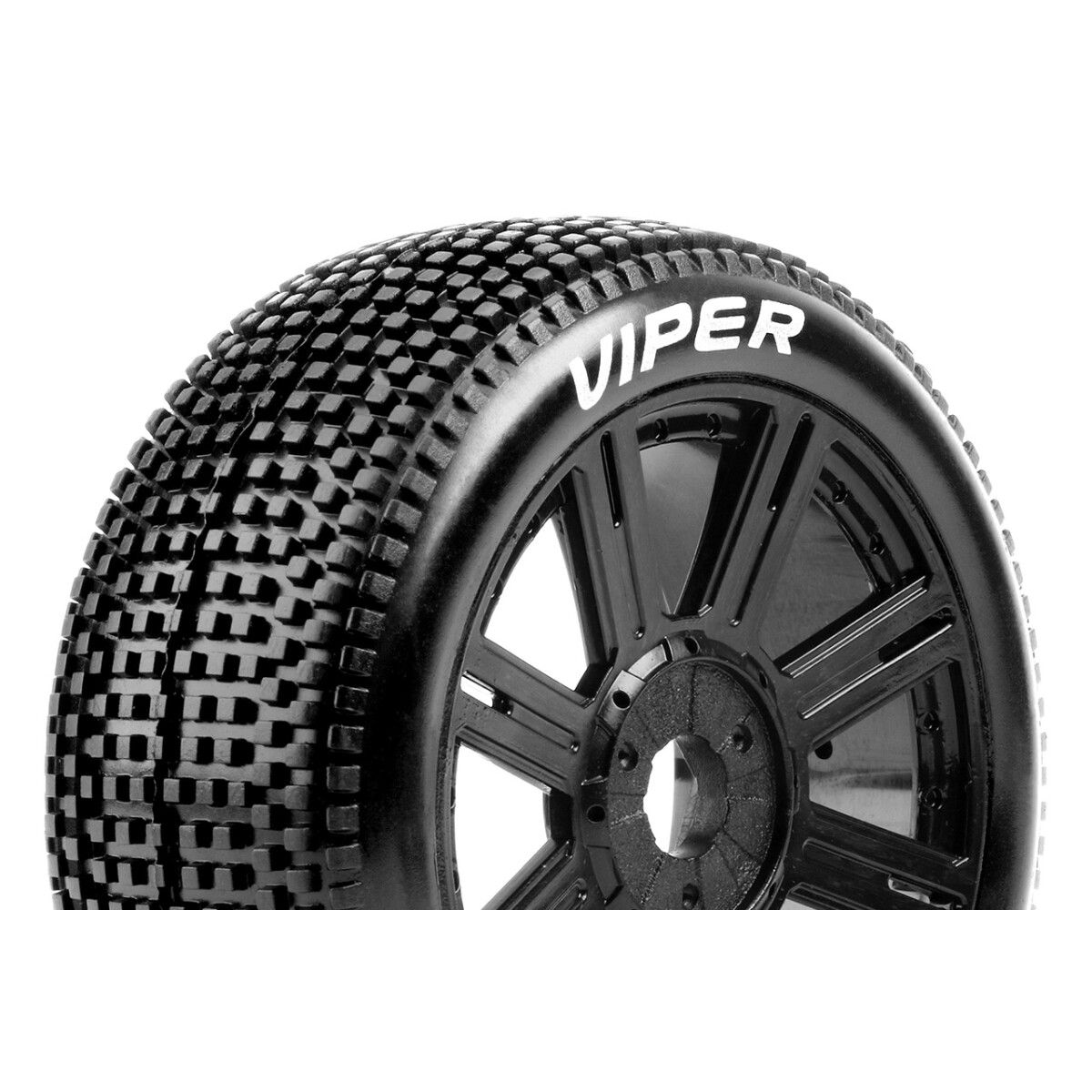 Louise RC - B-VIPER-JA - 1-8 Buggy Tire Set - Mounted -...