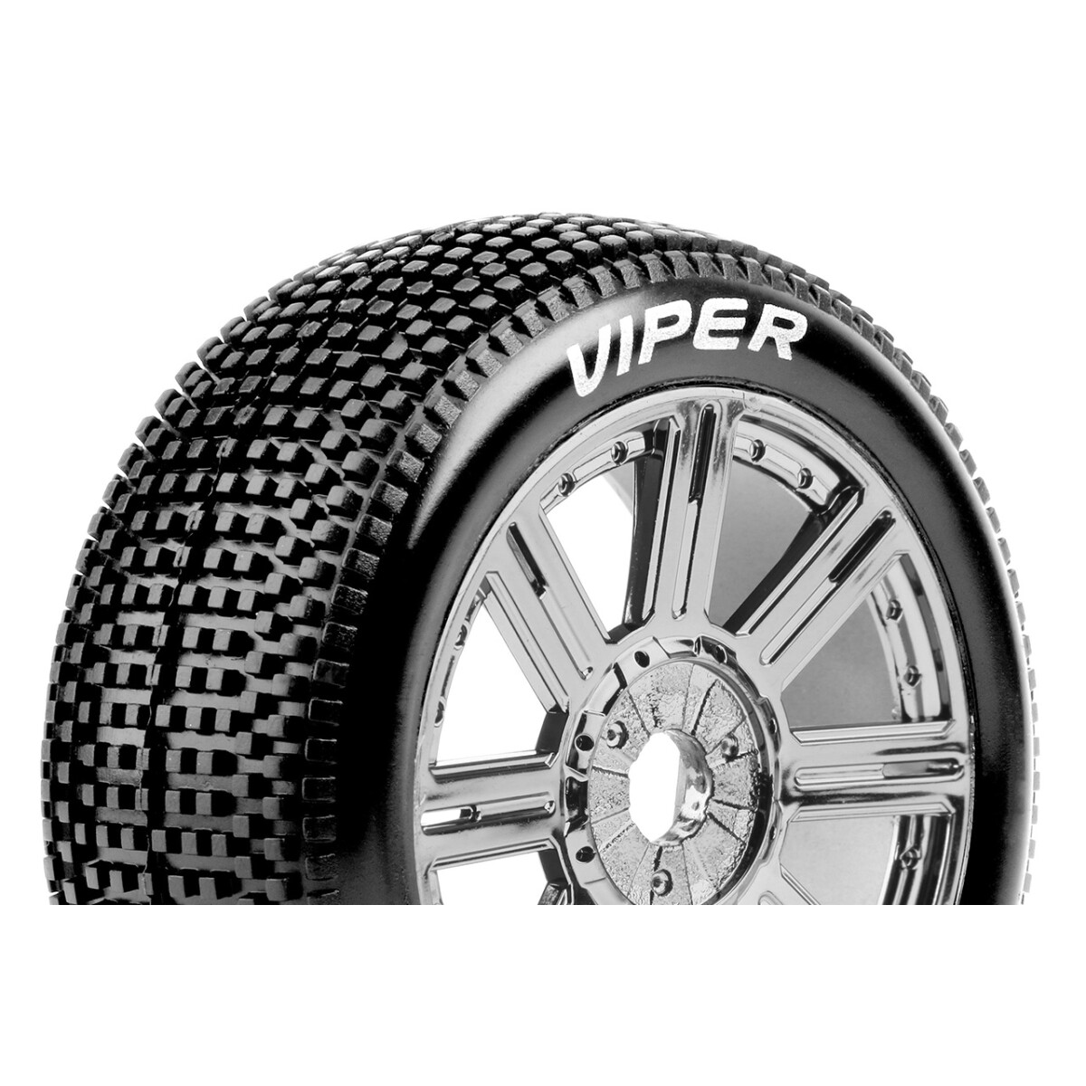 Louise RC - B-VIPER-JA - 1-8 Buggy Tire Set - Mounted -...