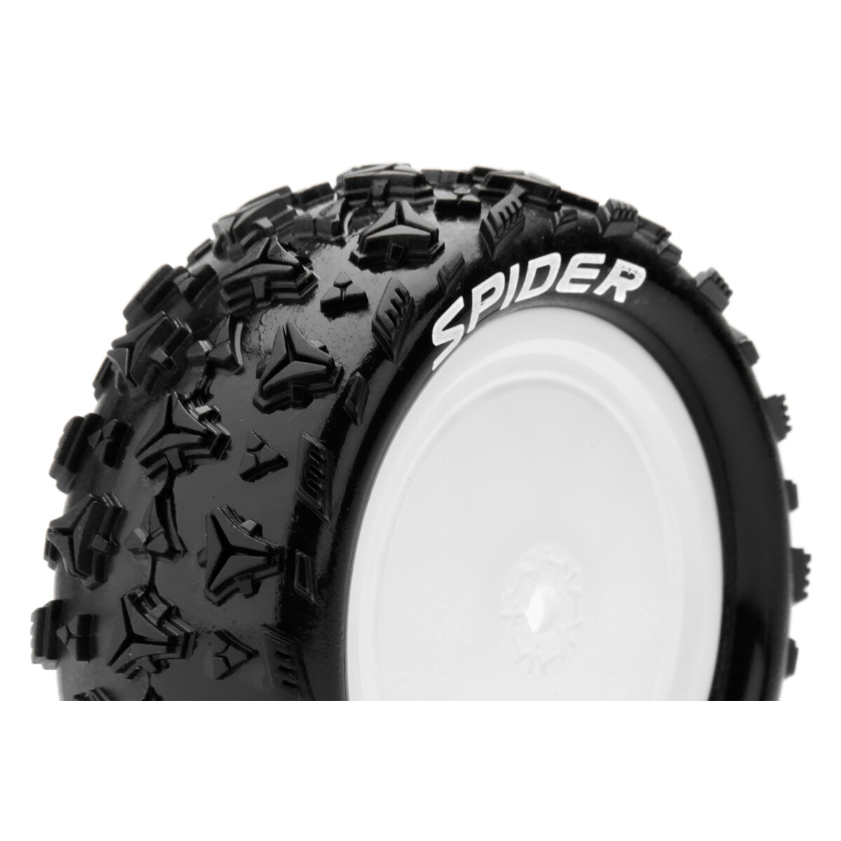 Louise RC - E-SPIDER - 1-10 Buggy Tire Set - Mounted -...