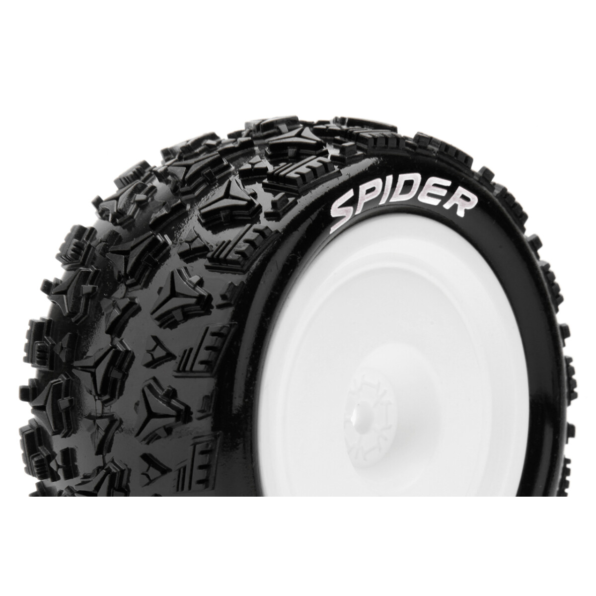 Louise RC - E-SPIDER - 1-10 Buggy Tire Set - Mounted -...