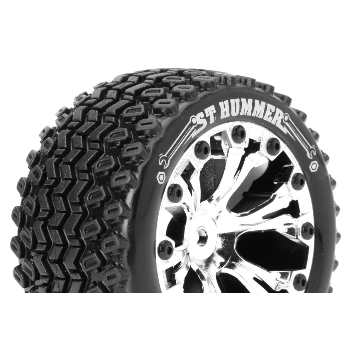 Louise RC - ST-HUMMER - 1-10 Stadium Truck Tire Set -...