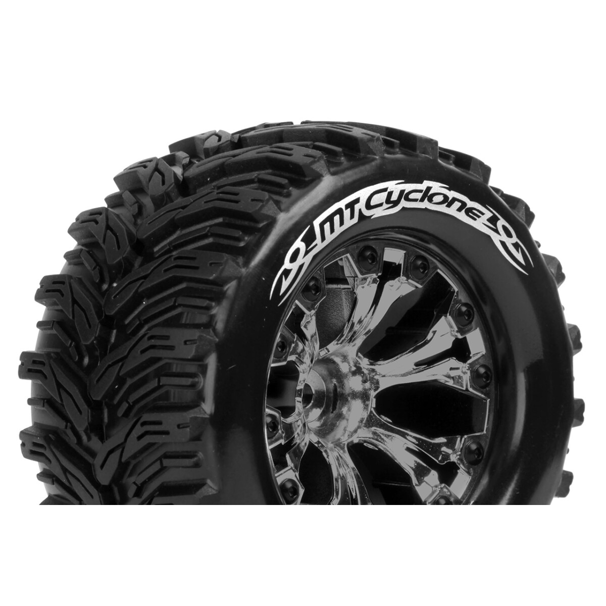 Louise RC - MT-CYCLONE - 1-10 Monster Truck Tire Set -...