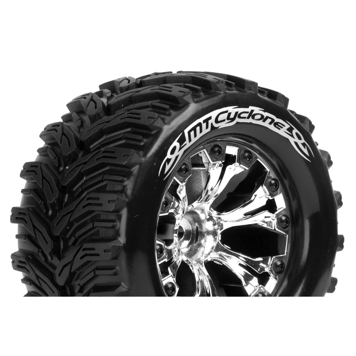 Louise RC - MT-CYCLONE - 1-10 Monster Truck Tire Set -...