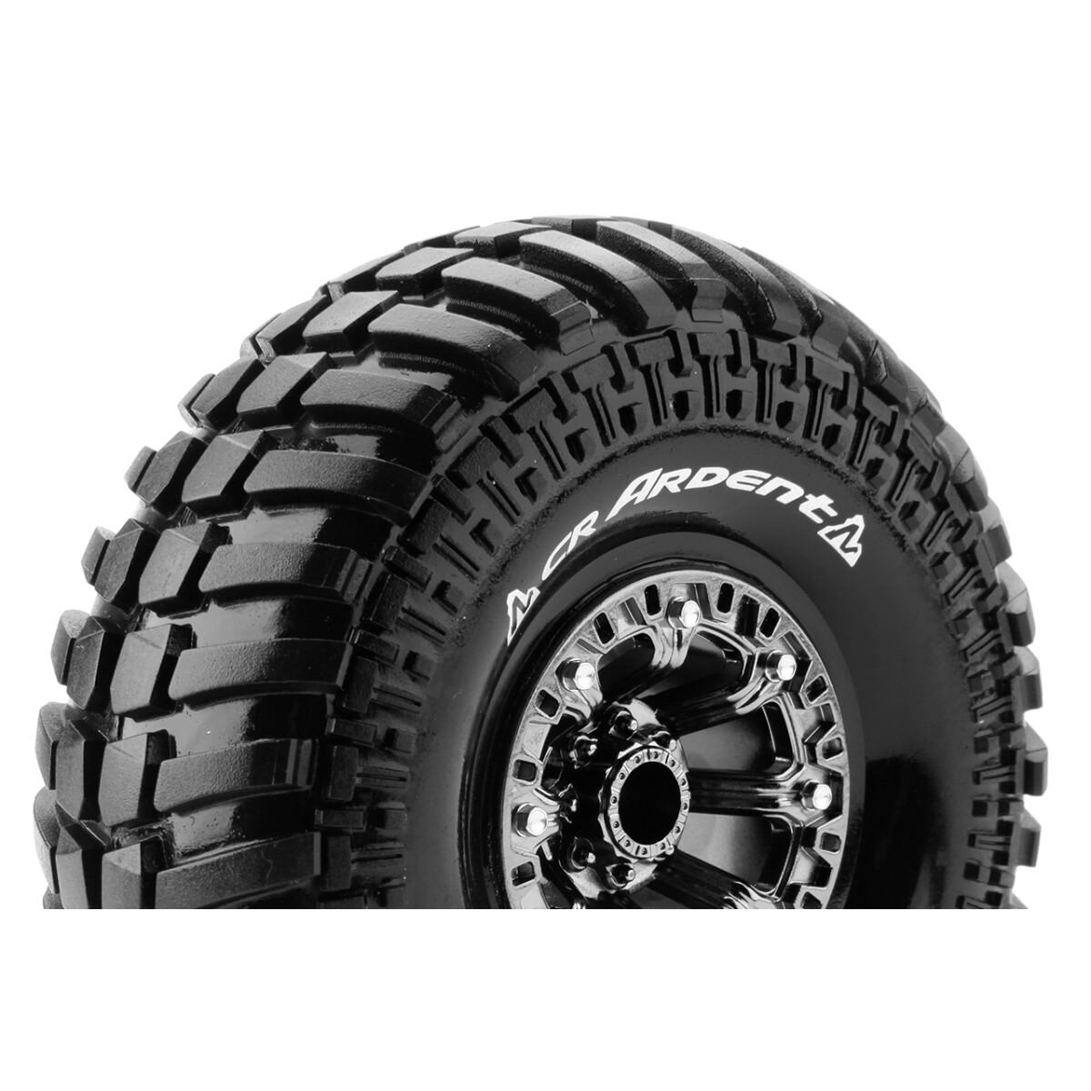 Louise RC - CR-ARDENT - 1-10 Crawler Tire Set - Mounted -...