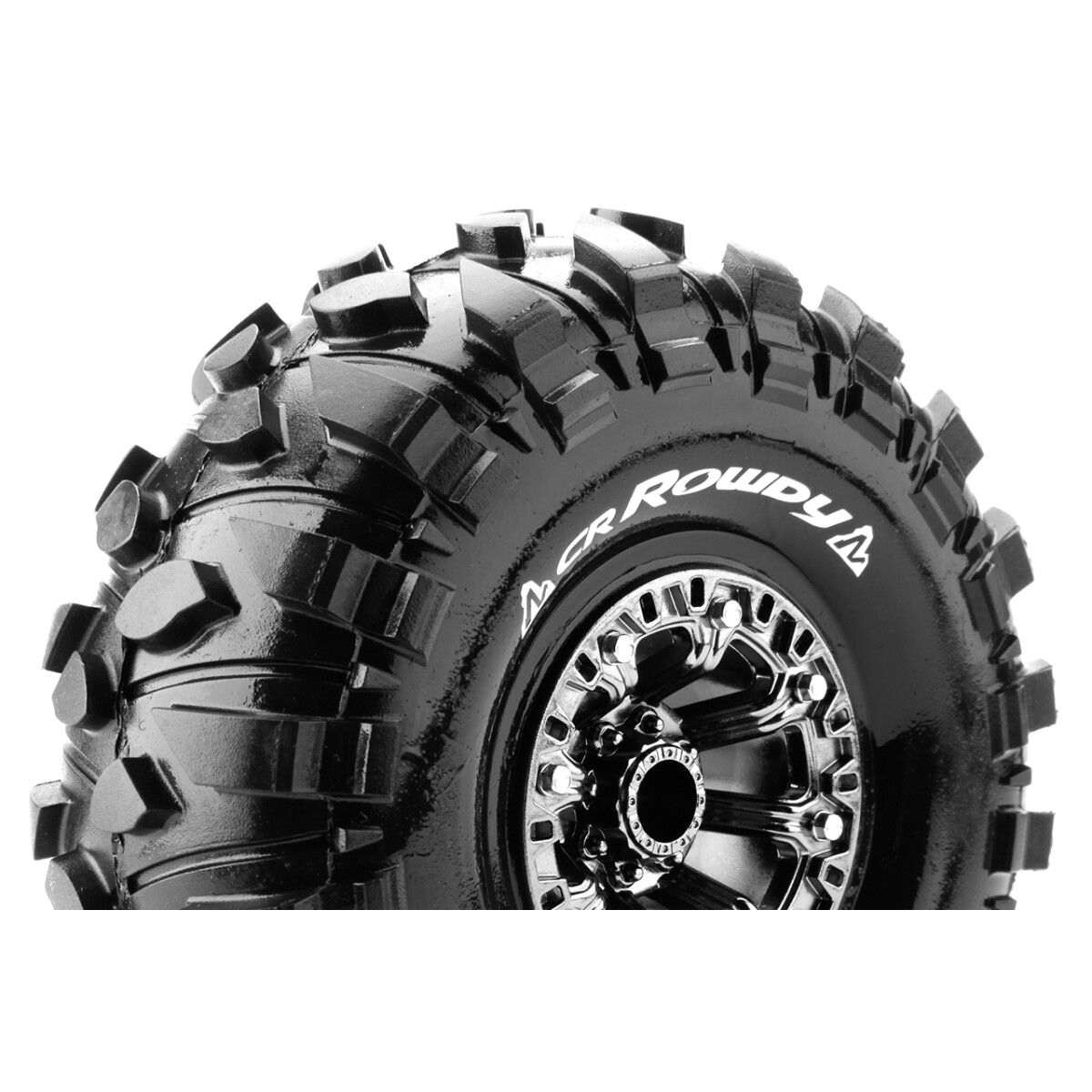 Louise RC - CR-ROWDY - 1-10 Crawler Tire Set - Mounted -...