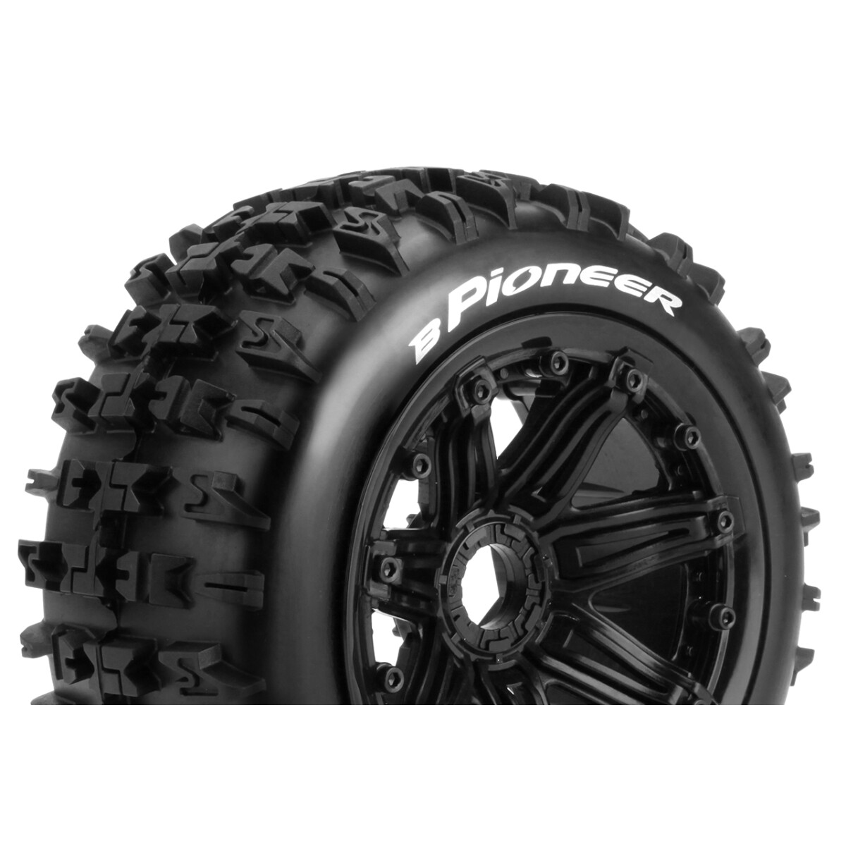 Louise RC - B-PIONEER - 1-5 Buggy Tire Set - Mounted -...