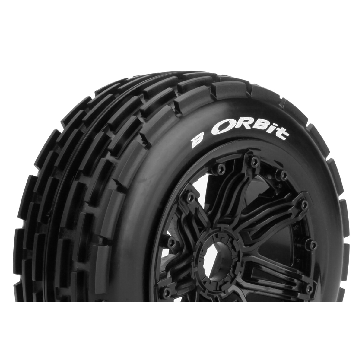 Louise RC - B-ORBIT - 1-5 Buggy Tire Set - Mounted -...