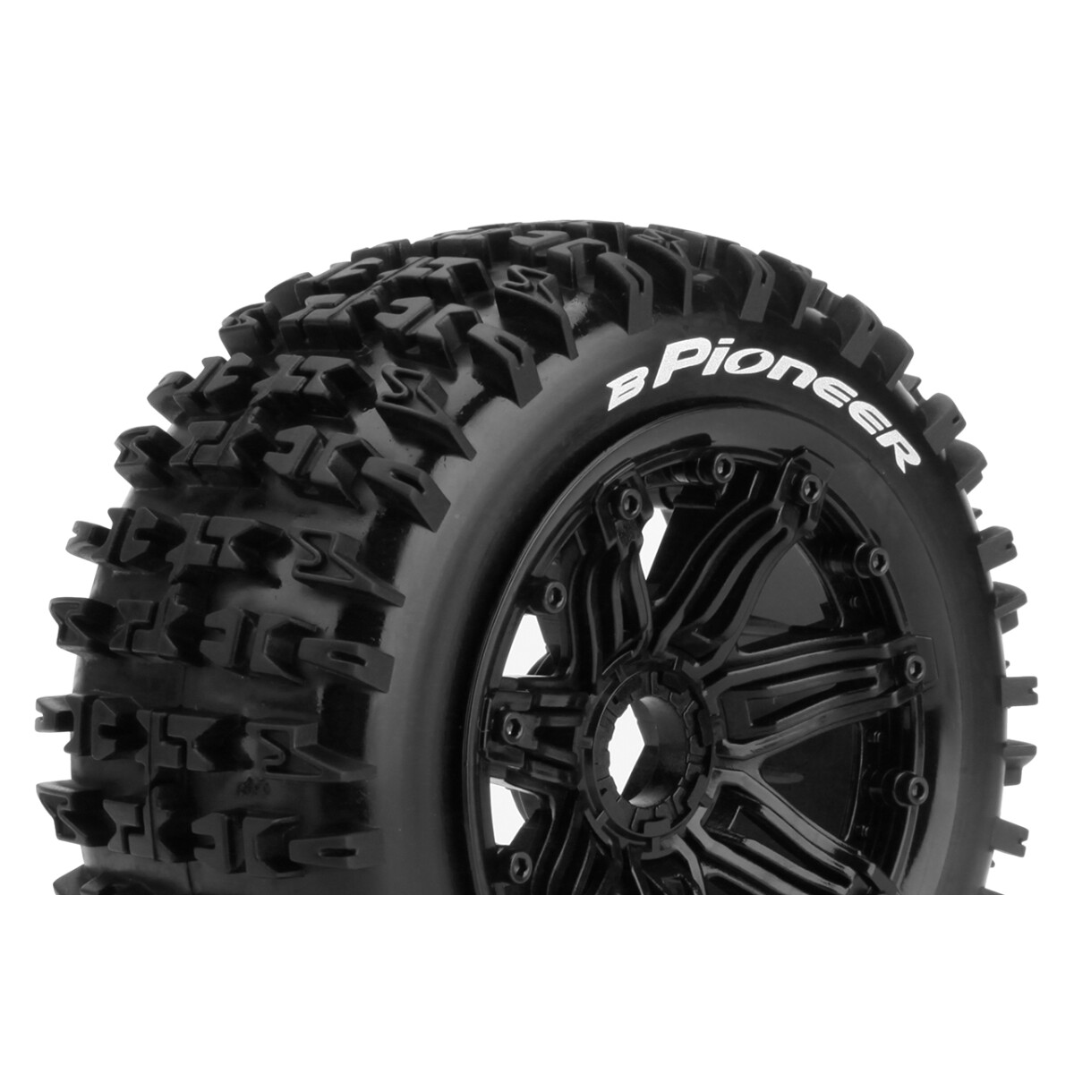 Louise RC - B-PIONEER - 1-5 Buggy Tire Set - Mounted -...