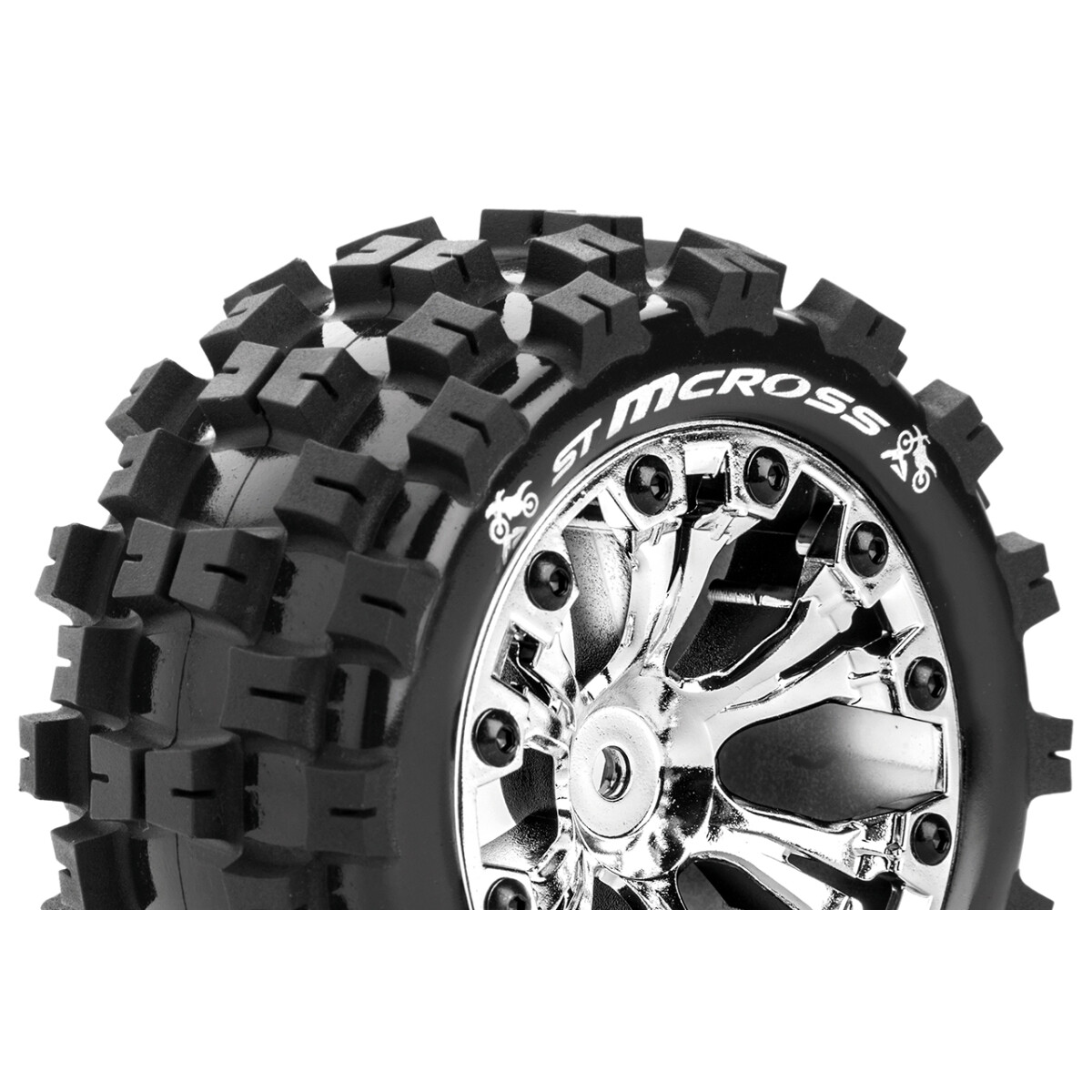 Louise RC - ST-MCROSS - 1-10 Stadium Truck Tire Set -...