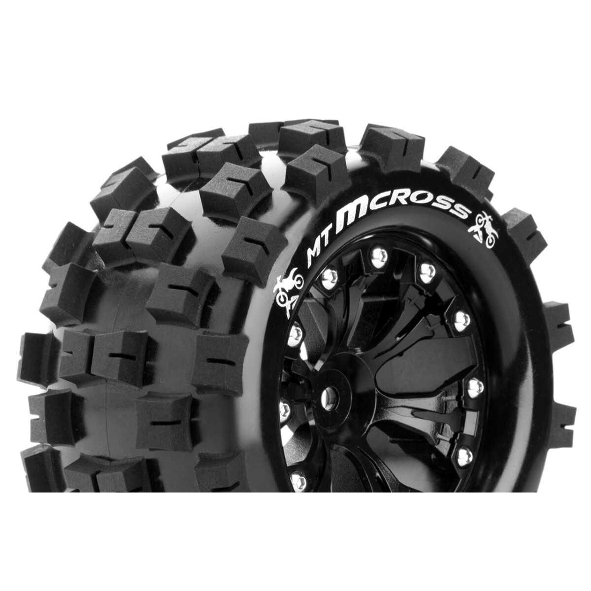 Louise RC - MT-MCROSS - 1-10 Monster Truck Tire Set -...