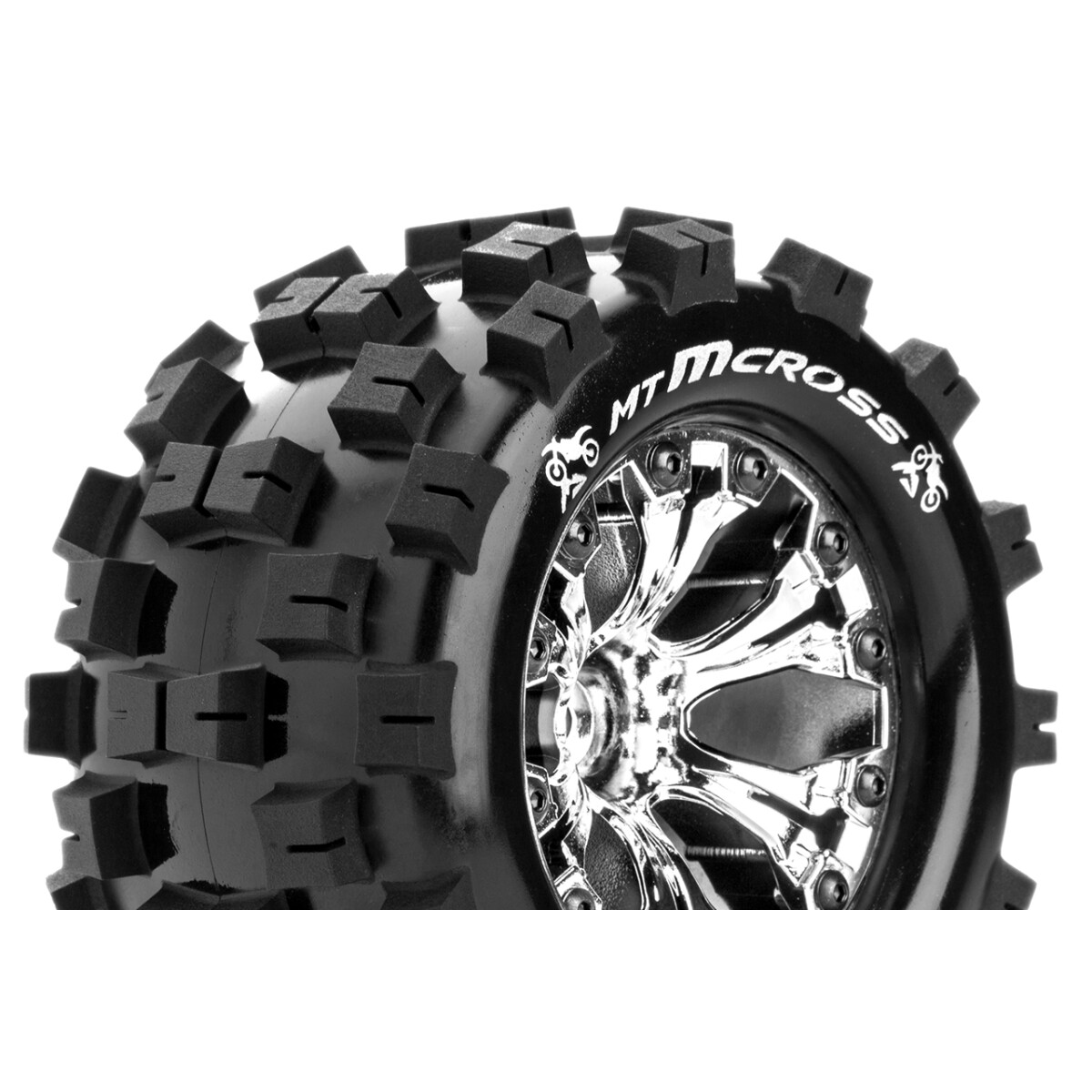 Louise RC - MT-MCROSS - 1-10 Monster Truck Tire Set -...