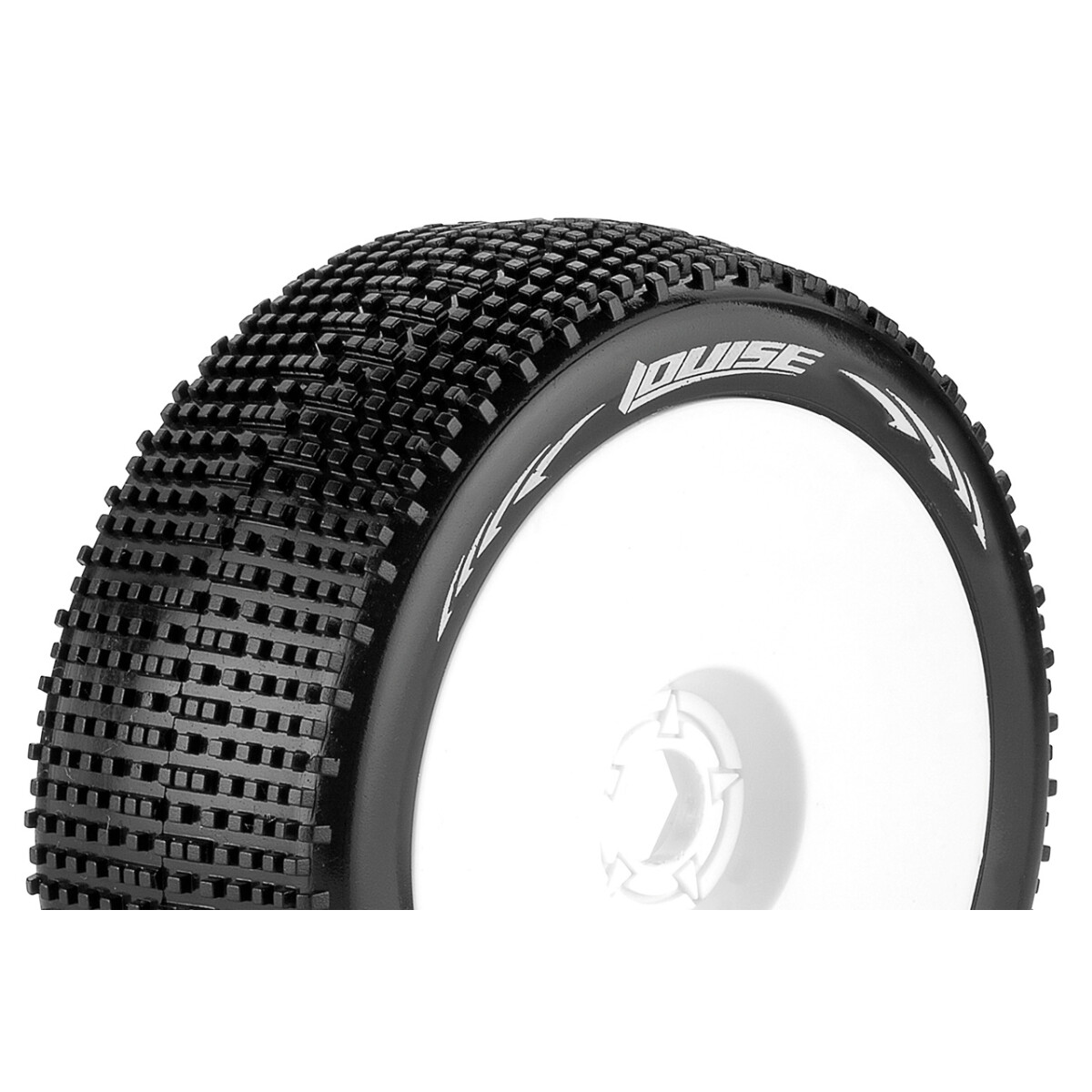 Louise RC - B-GROOVE - 1-8 Buggy Tire Set - Mounted -...