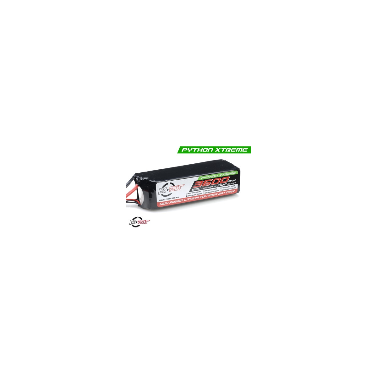 RC Plus - Li-Po Batterypack - Python X-Treme 55C - 3600...