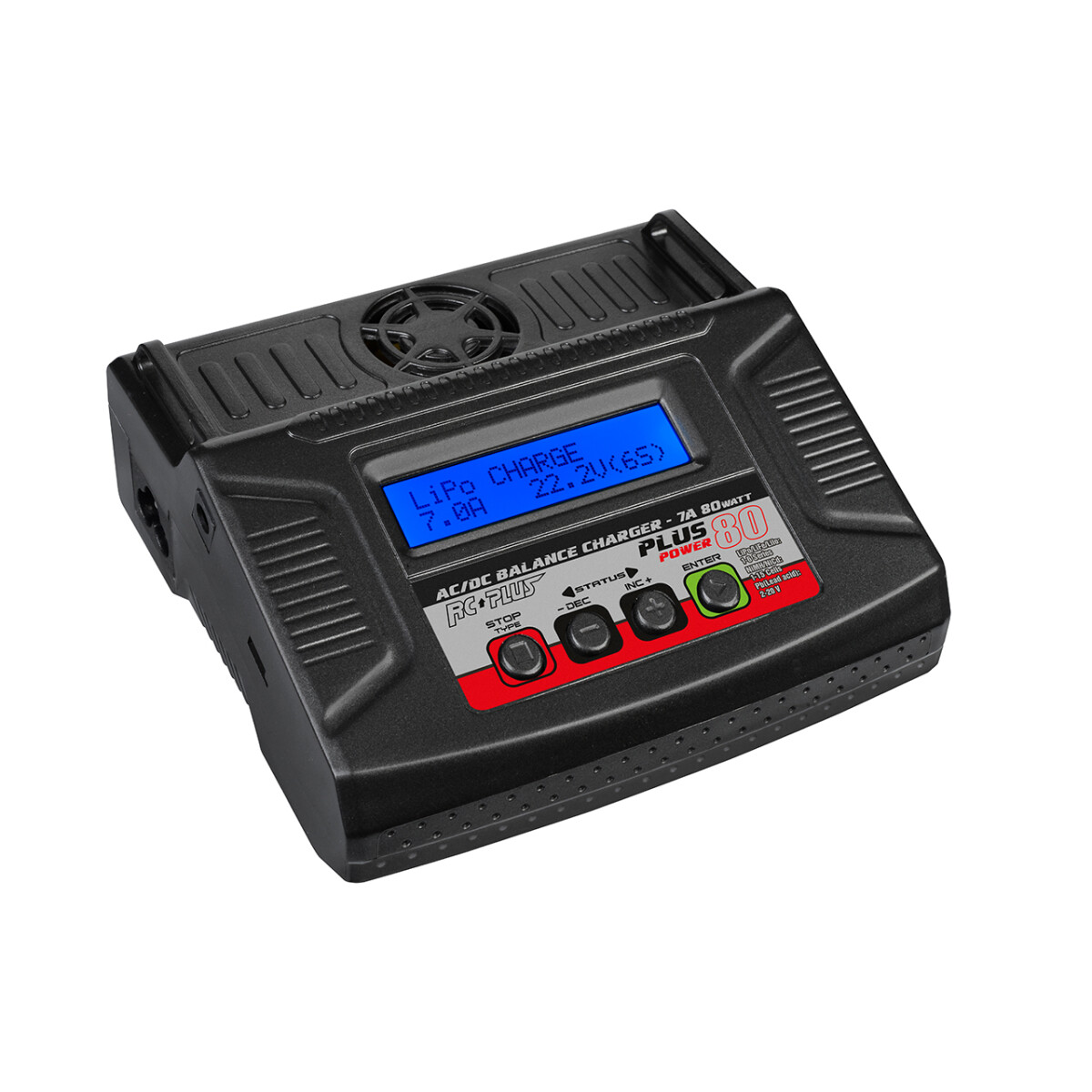 RC Plus - Power Plus 80 Charger - AC-DC - 80W - 1x 6S...