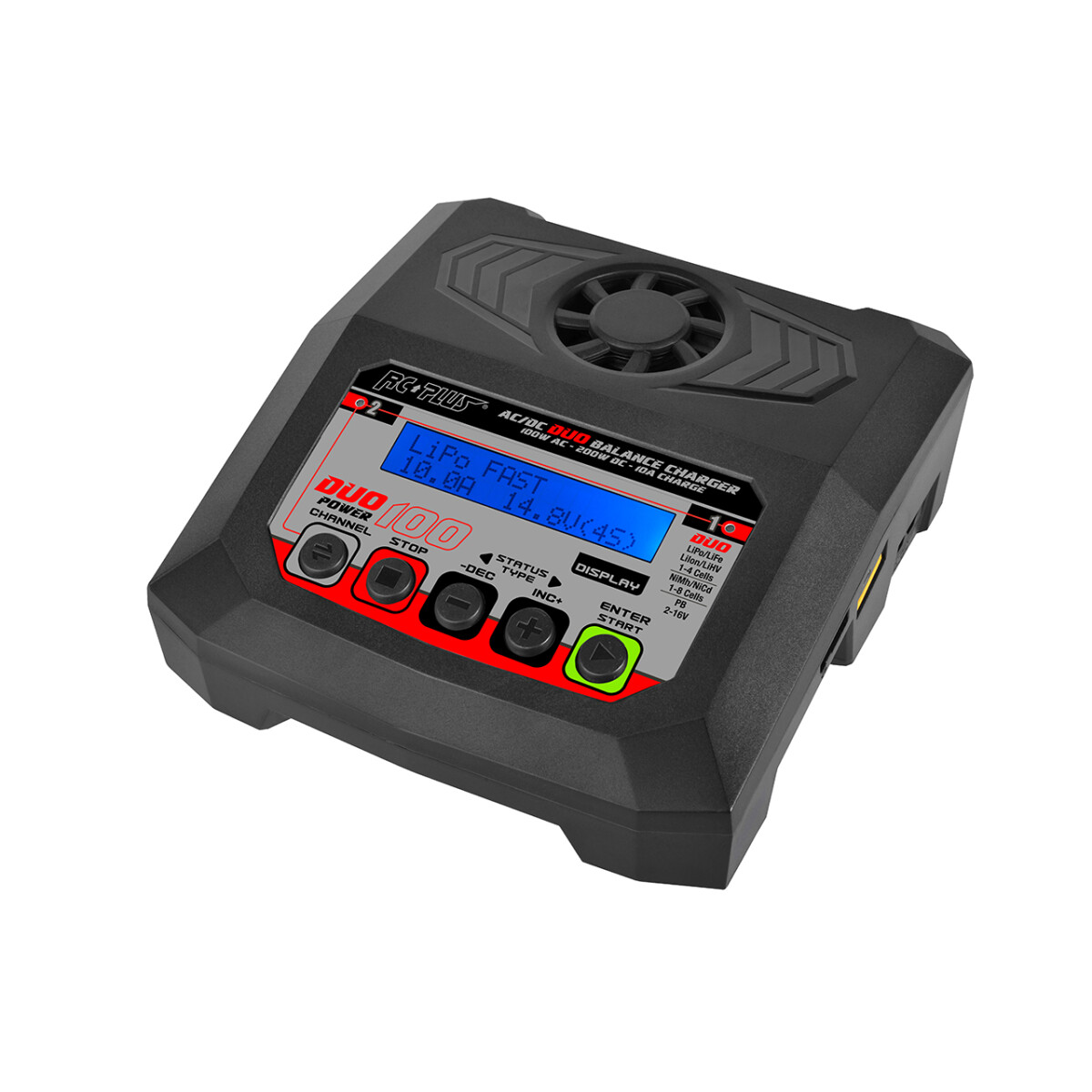 RC Plus - Power Duo 100 Charger - AC 100W - DC 2X 100W -...