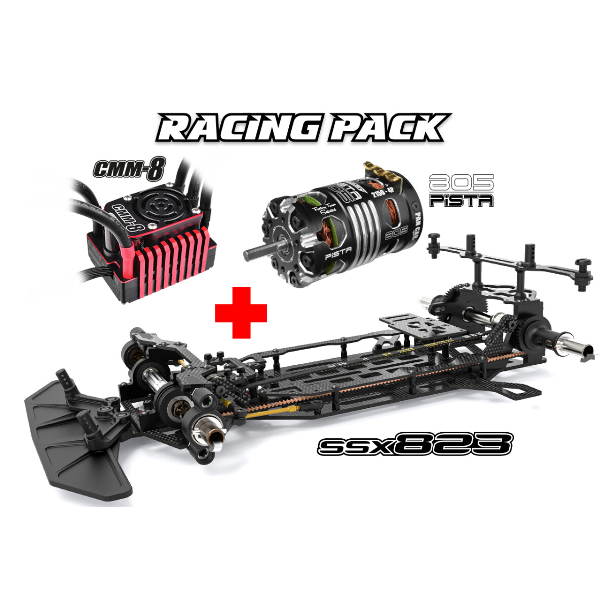 Team Corally - SSX-823 - Racing Pack - Car Kit - CMM-8...