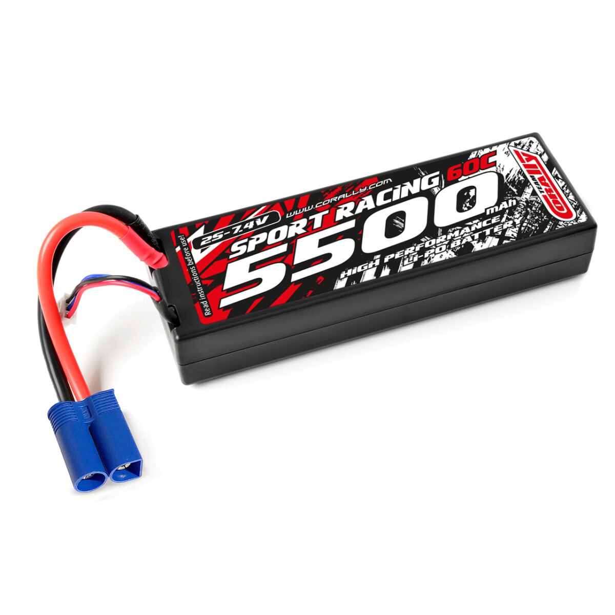 Team Corally - Sport Racing 60C - 5500Mah - 2S - 7,4V -...