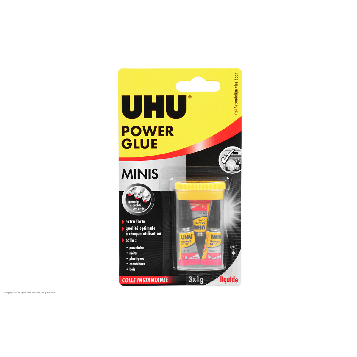 UHU - Super Glue Minis - 3x 1 g - All Purpose...