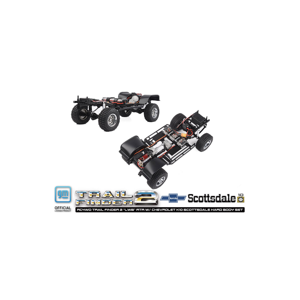 RC4WD Trail Finder 2 LWB Chevrolet K10 Scottsdale rot...