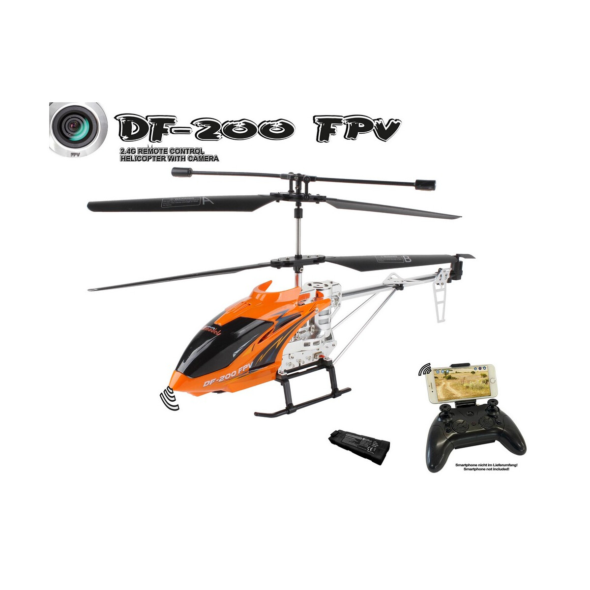 DF-Models DF-200XL PRO FPV Helikopter mit FPV-Kamera -...