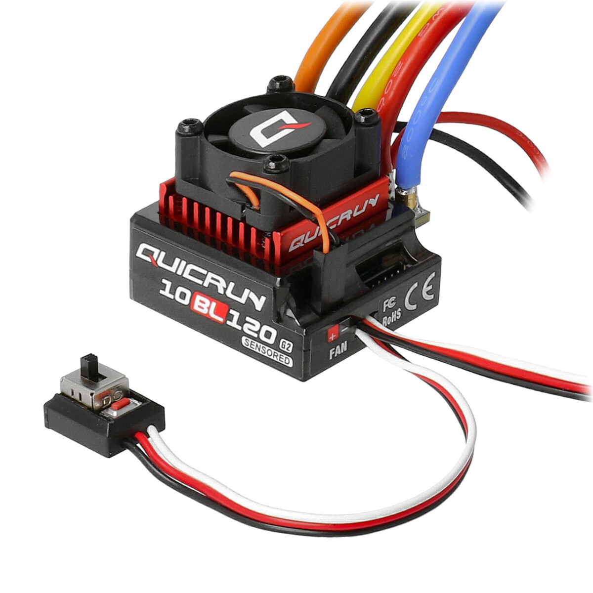 QuicRun 10BL120G2 120A Sensored ESC 2-3s