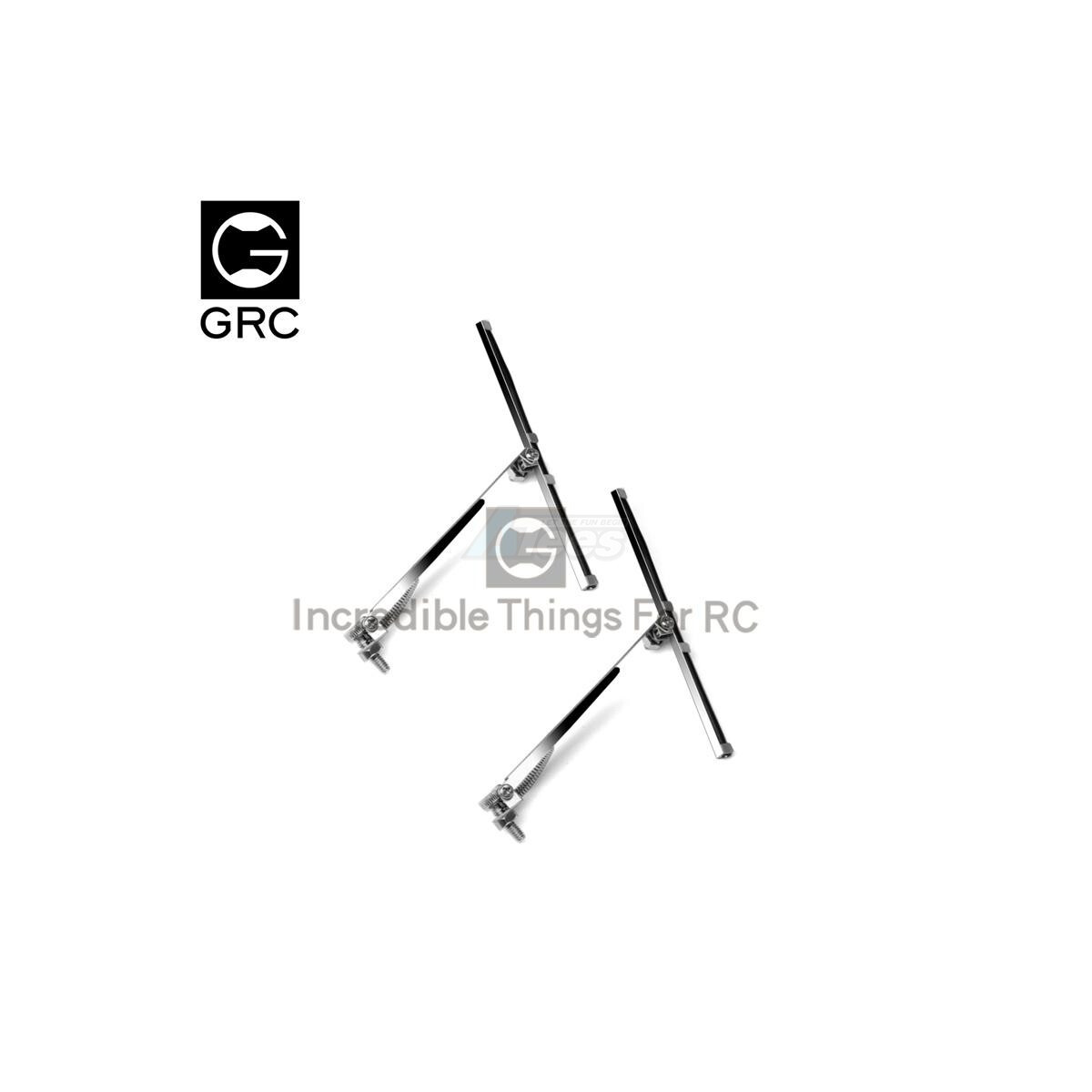 GRC 1/10 Removable Metal Wiper for RC Car Black...