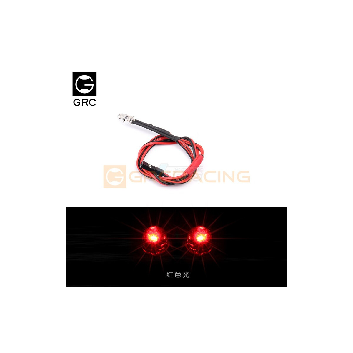 GRC 37.4V Two Short Head LED Lights for Square Spotlight...