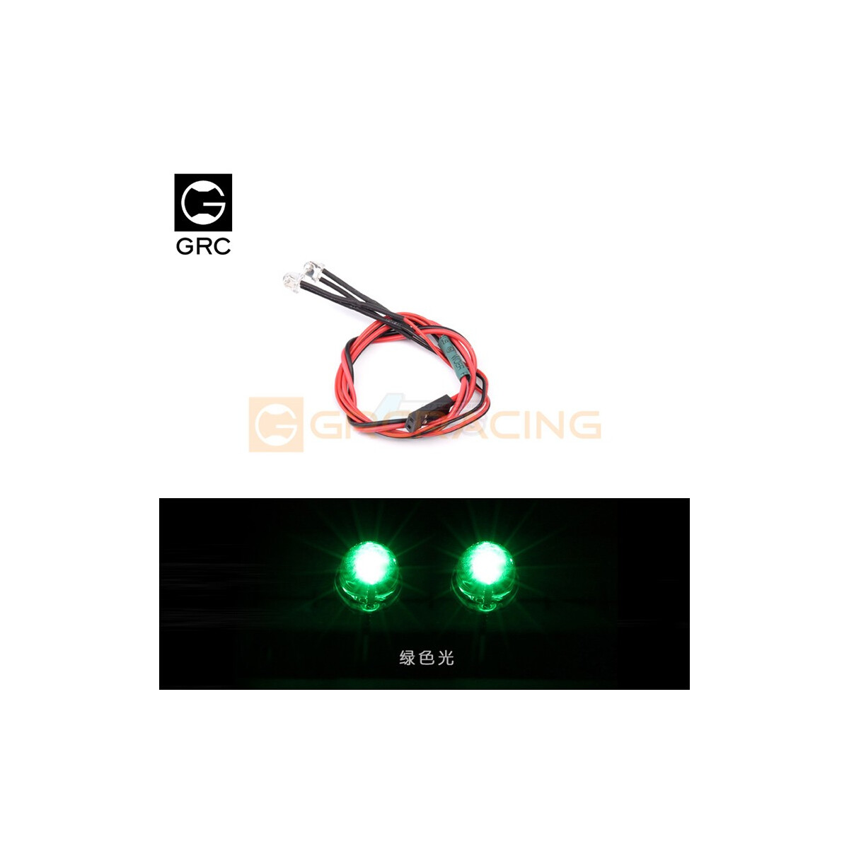 GRC 37.4V Two Short Head LED Lights for Square Spotlight...