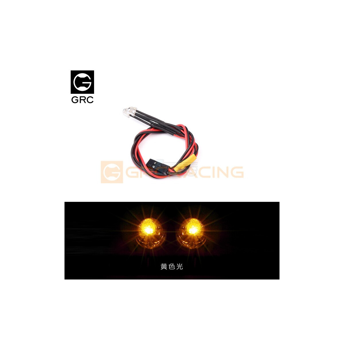 GRC 37.4V Two Short Head LED Lights for Square Spotlight...