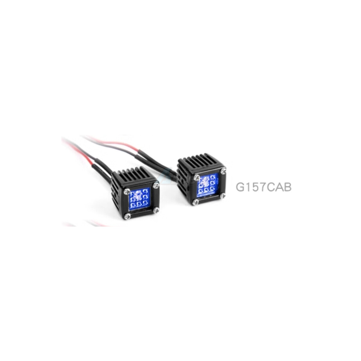 GRC #G9 Blue Lens Square Led lights 1pair GRC/G157CAB