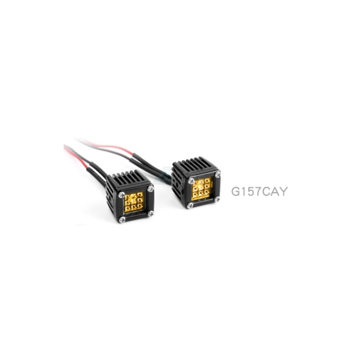 GRC #G9 Yellow Lens Square Led lights 1pair GRC/G157CAY