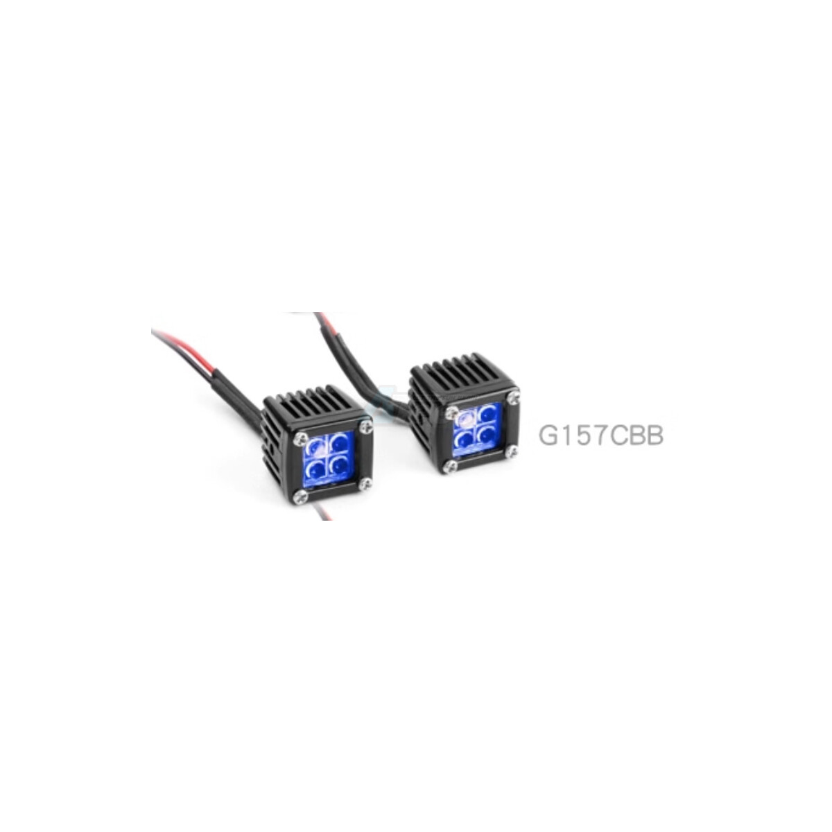 GRC #G4 Blue Lens Square Led lights 1pair GRC/G157CBB