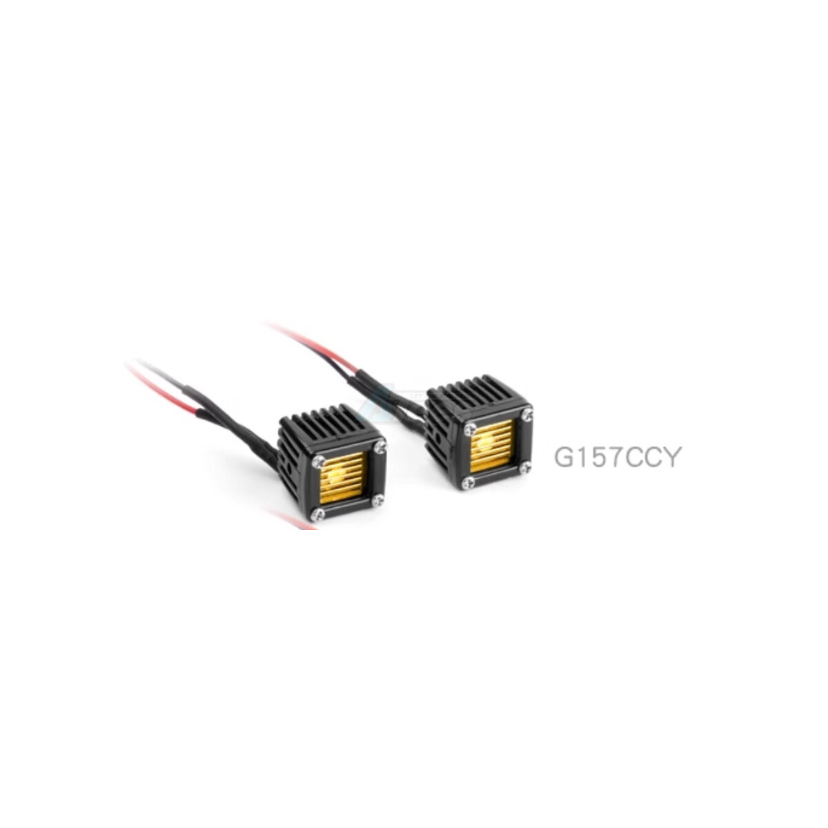 GRC #GL Yellow Lens Square Led lights 1pair GRC/G157CCY