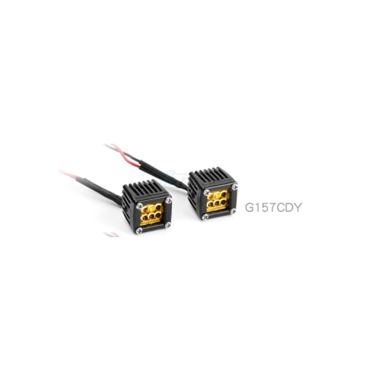 GRC #G6 Yellow Lens Square Led lights 1pair GRC/G157CDY