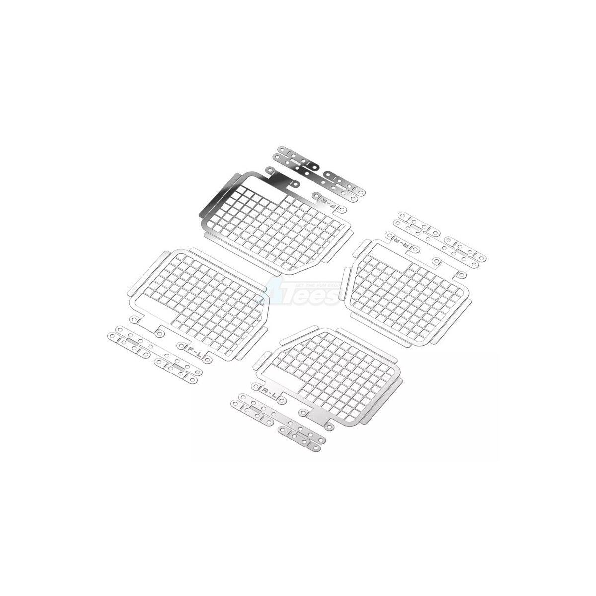 GRC Reversible Window Guard Mesh for TRX-4M Defender...