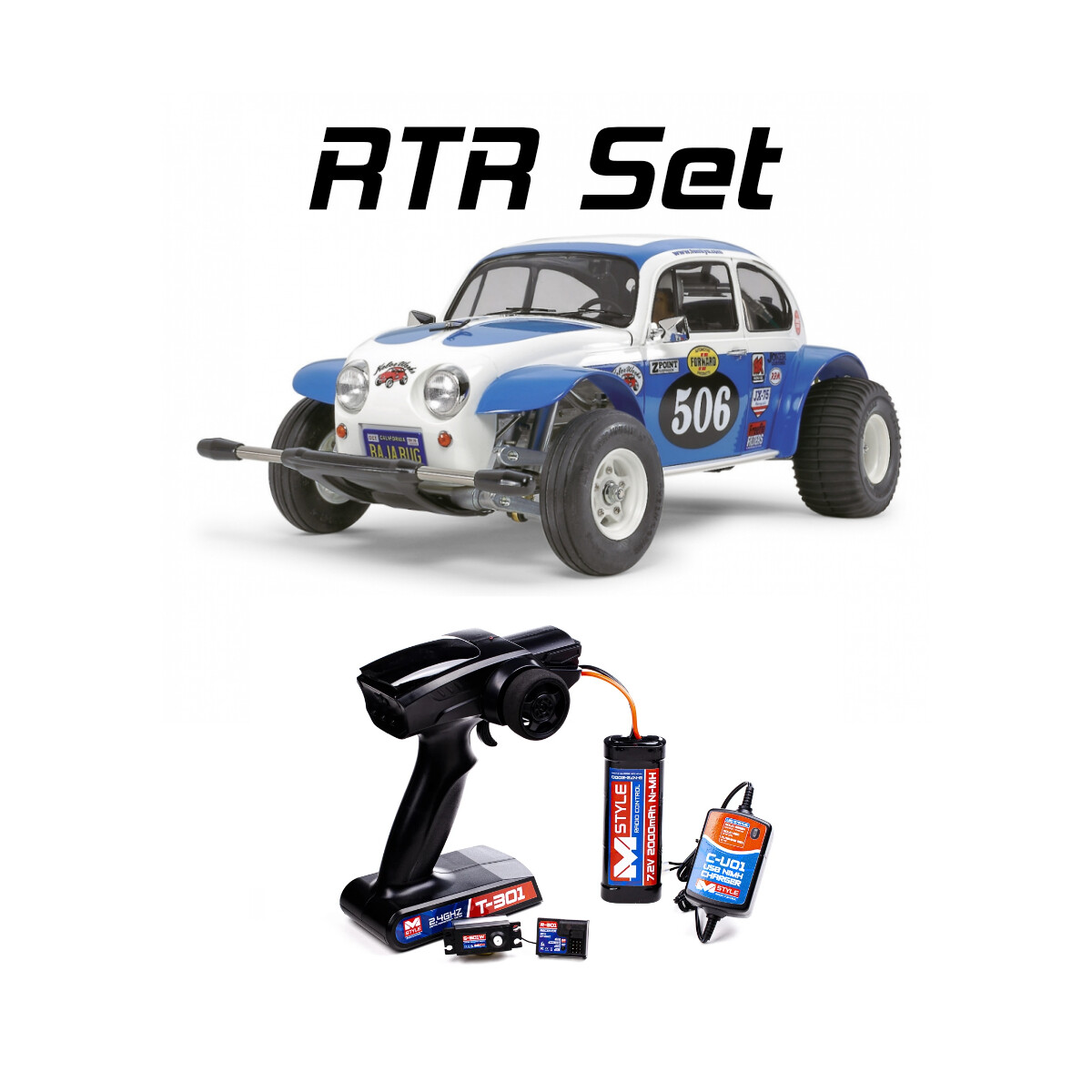 Tamiya 58452 1:10 RC Buggy Sand Scorcher 2010 2WD 100% RTR