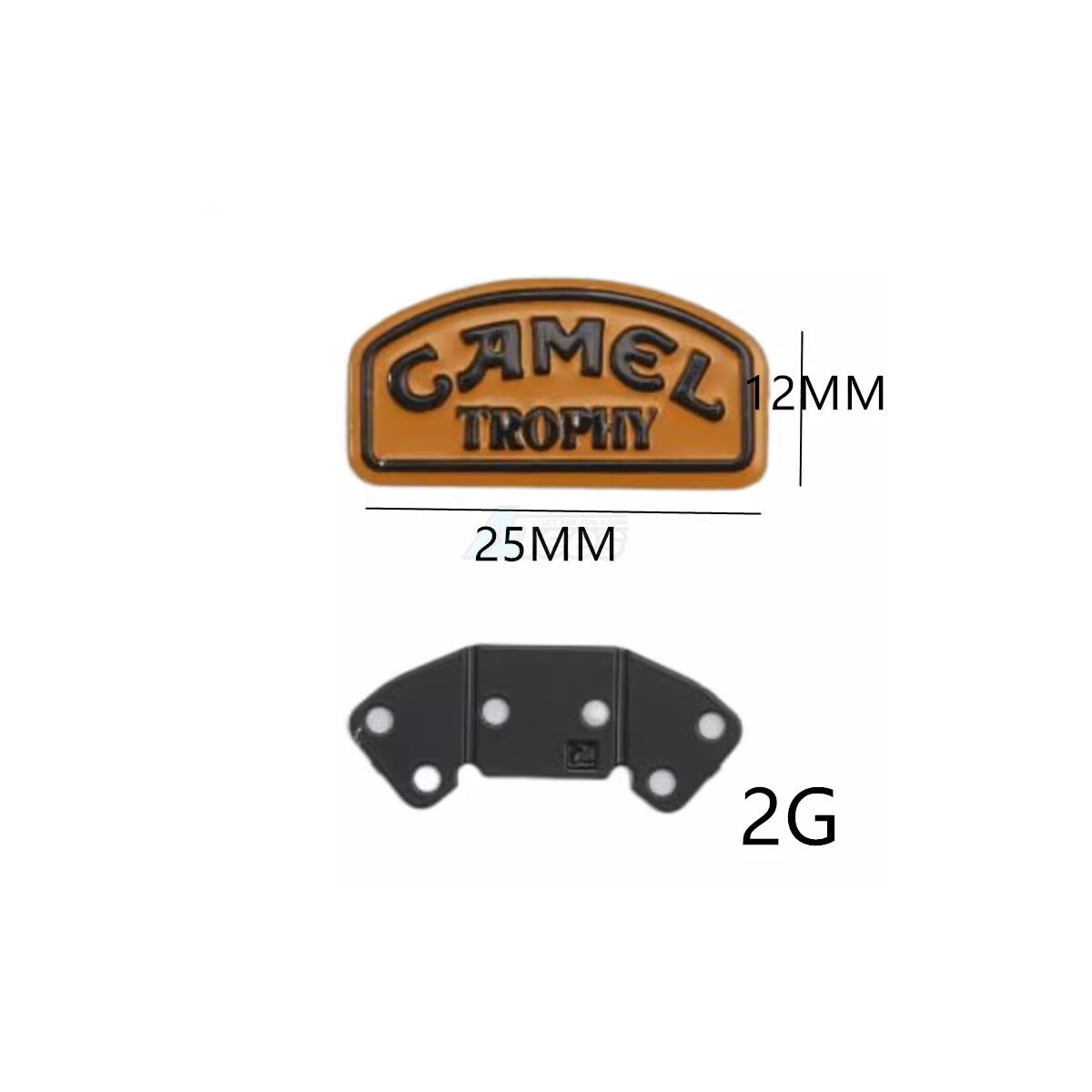 Team DC Metal Camel Trophy Badge for Defender D90 D110