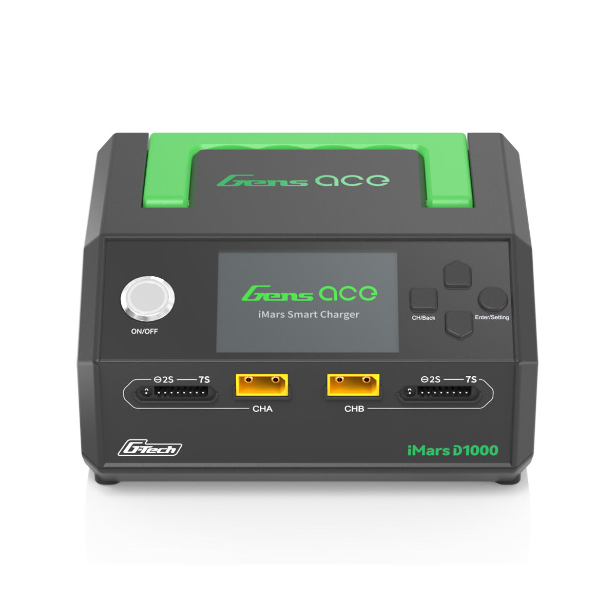 Gens ace iMars D1000 Smart Charger | Dual Channel | AC...