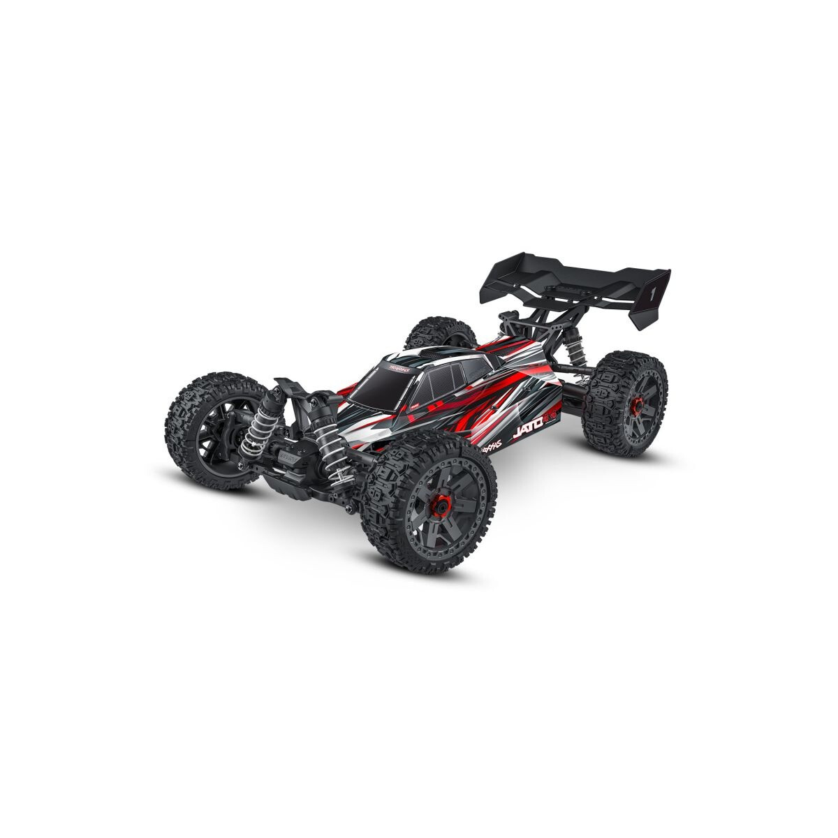 Traxxas Jato 4x4 BL-2S Brushless rot RTR HD-Teile, ohne...