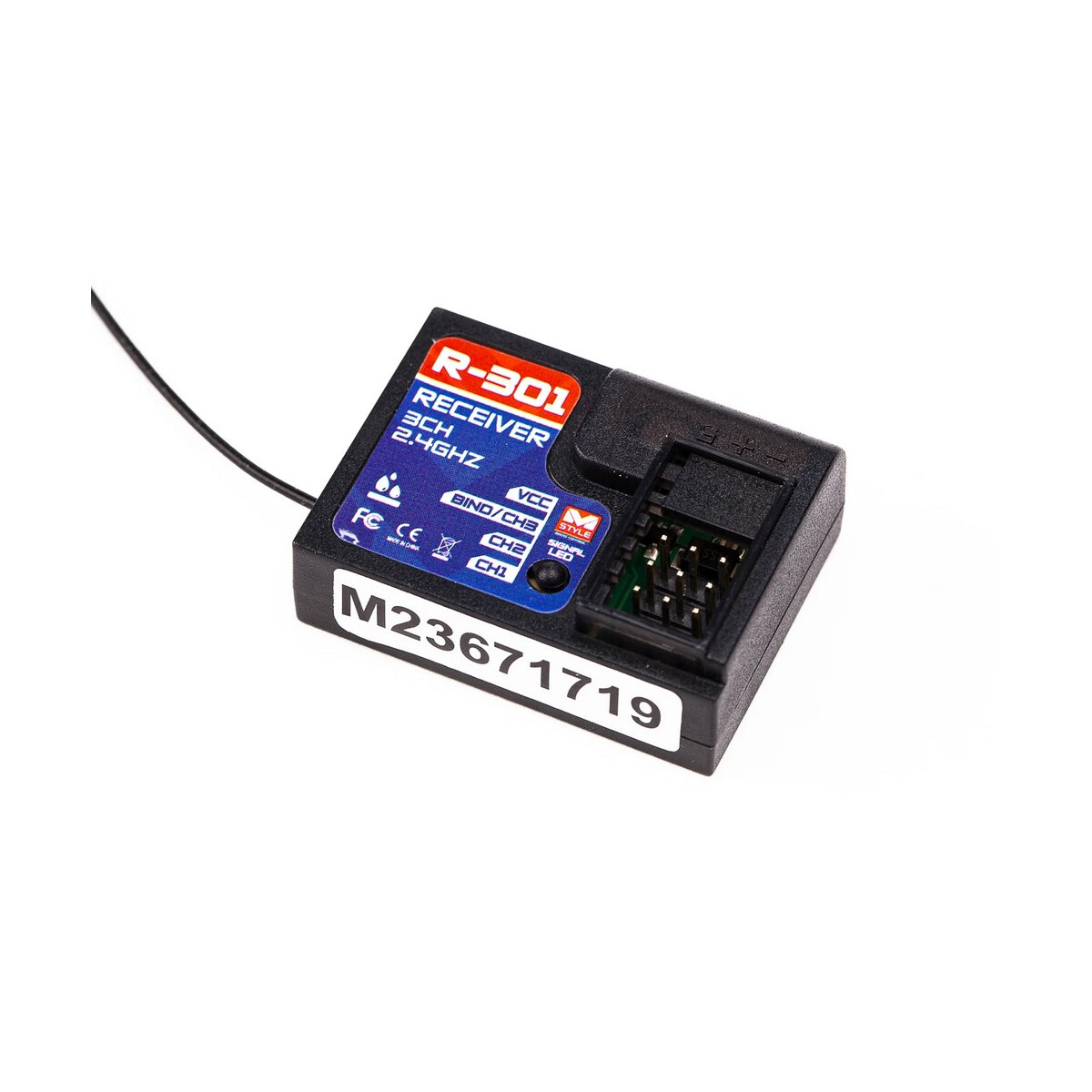 MStyle Receiver R-301 3Ch 2.4GHZ Waterproof 542403