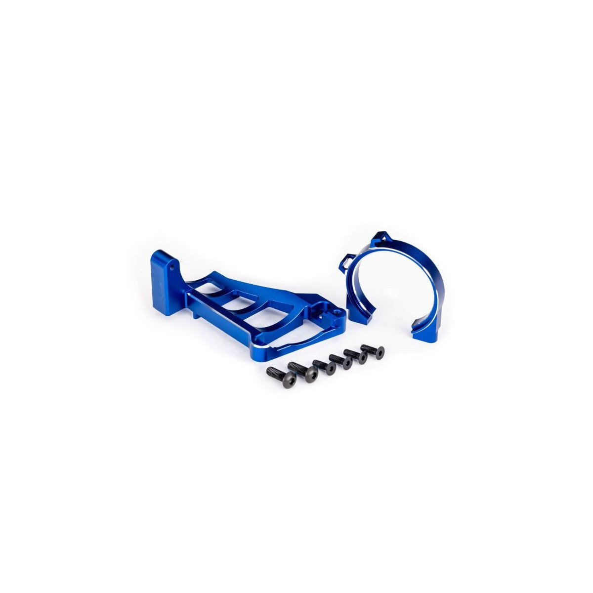 Traxxas Motorhalter Alu blau für TRX3461 TRX10261-BLUE