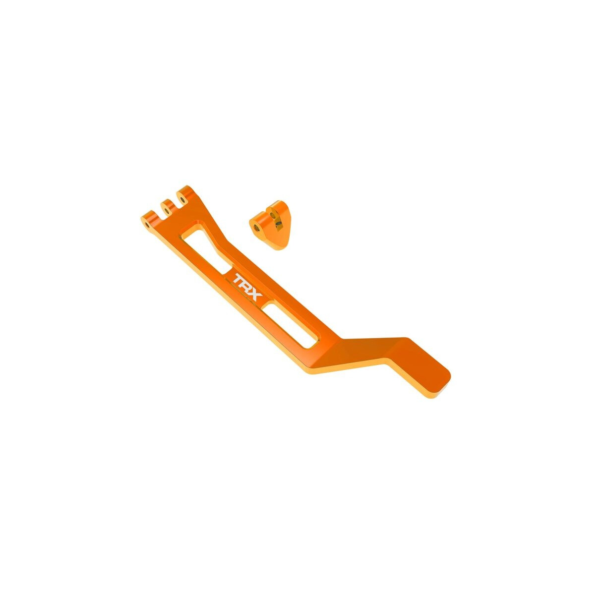 Traxxas Akku-Halter-Strebe Alu orange TRX10726-ORNG