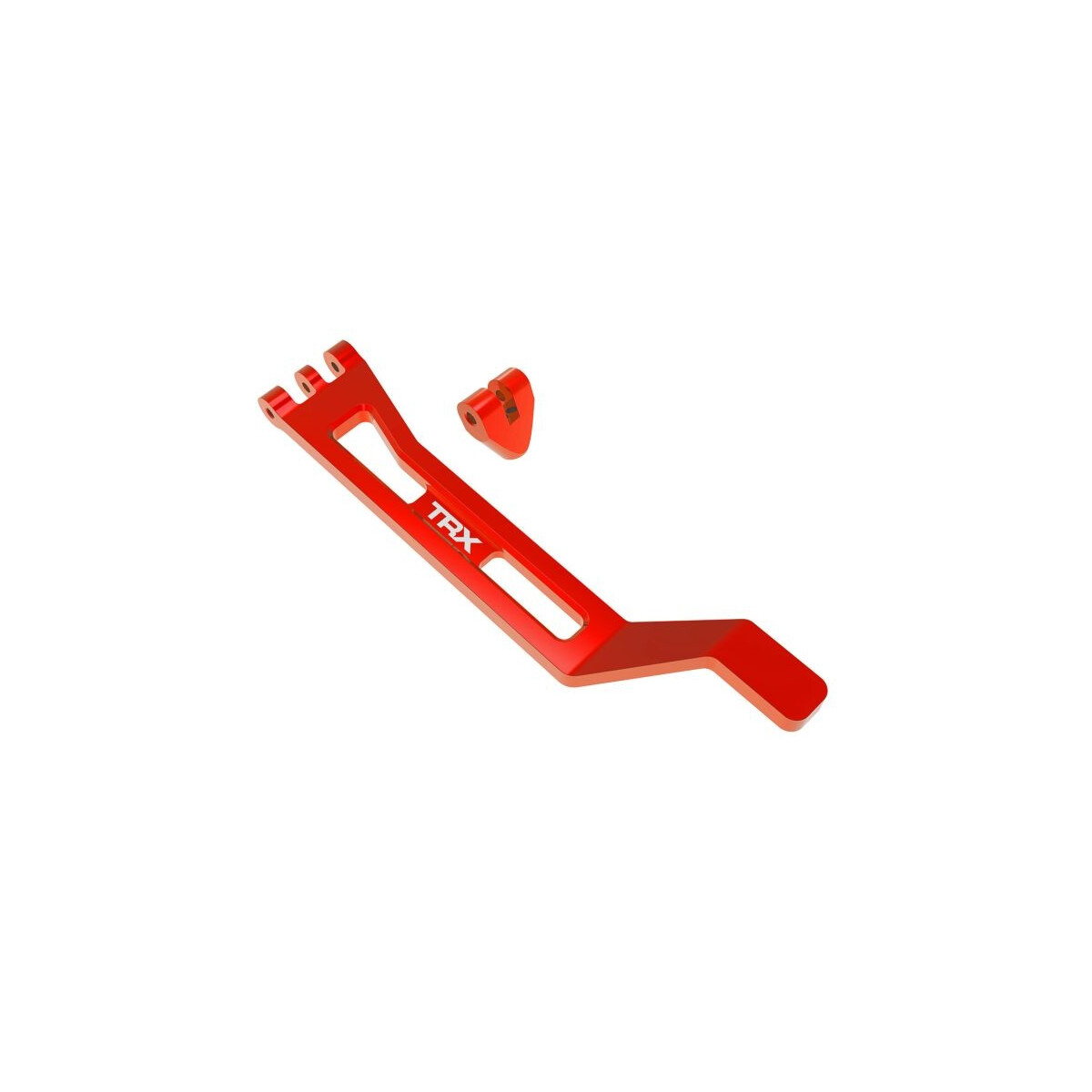 Traxxas Akku-Halter-Strebe Alu rot TRX10726-RED