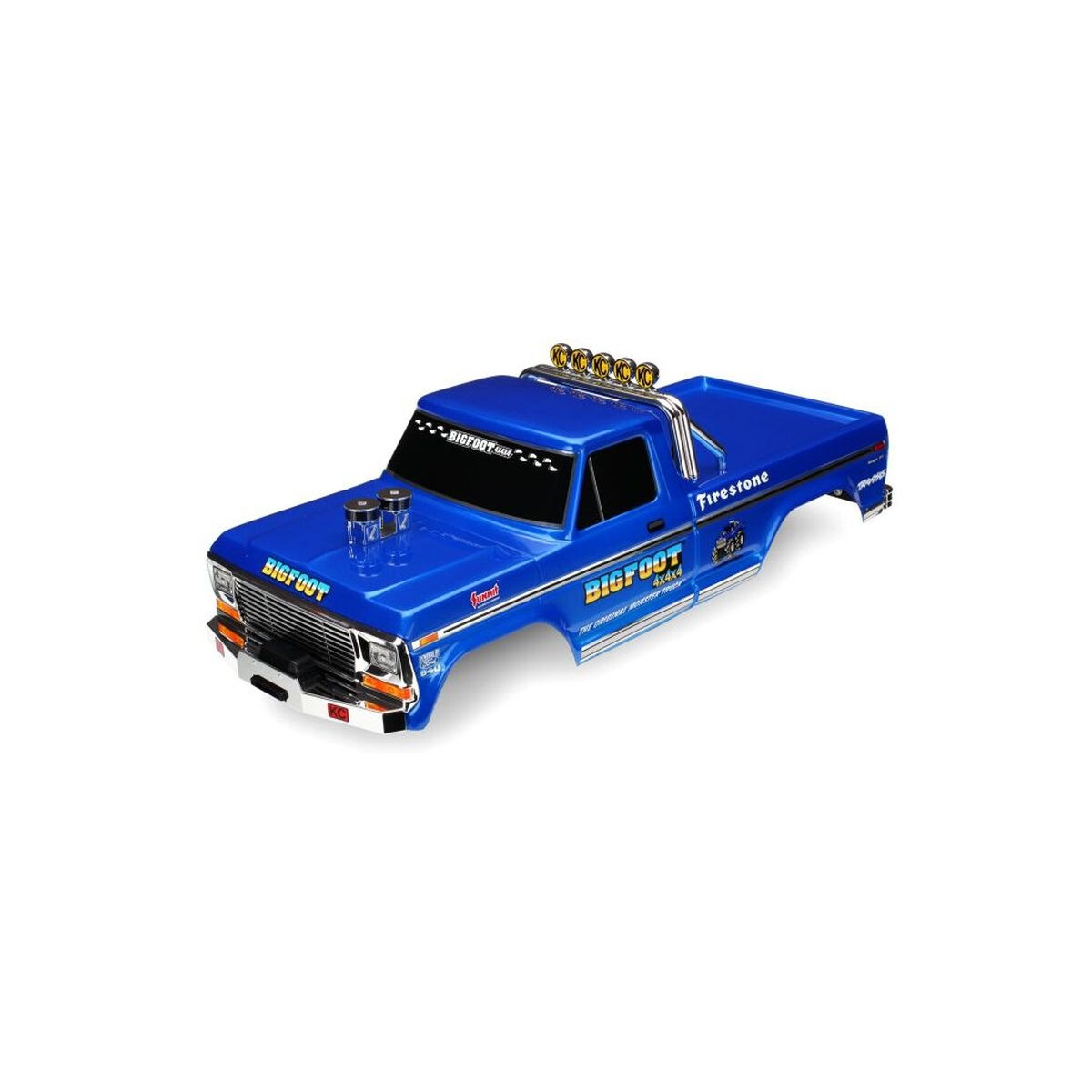 Traxxas Karosserie Bigfoot No.1 Replica blau TRX3661-BLUE