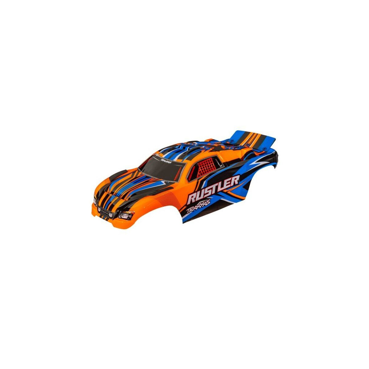 Traxxas Karosserie Rustler orange clipless TRX3734-ORNG